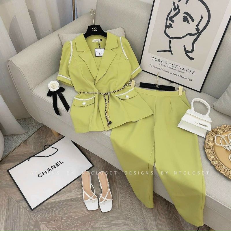 set vest quần 9 tất