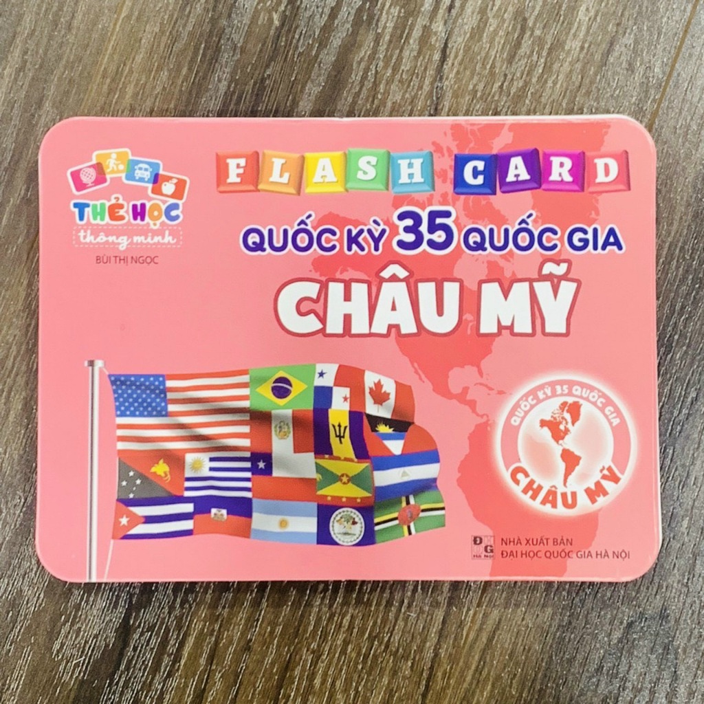 Flashcard Giới Thiệu Cờ Các Nước Trên Thế Giới, 175 Quốc Gia, Thủ Đô - Flashcard Tiếng Anh, Tiếng Việt Cho Bé