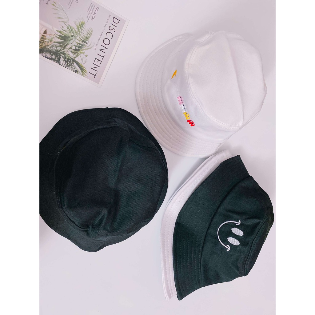 Mũ bucket smile phiên bản Hàn Quốc siêu xinh