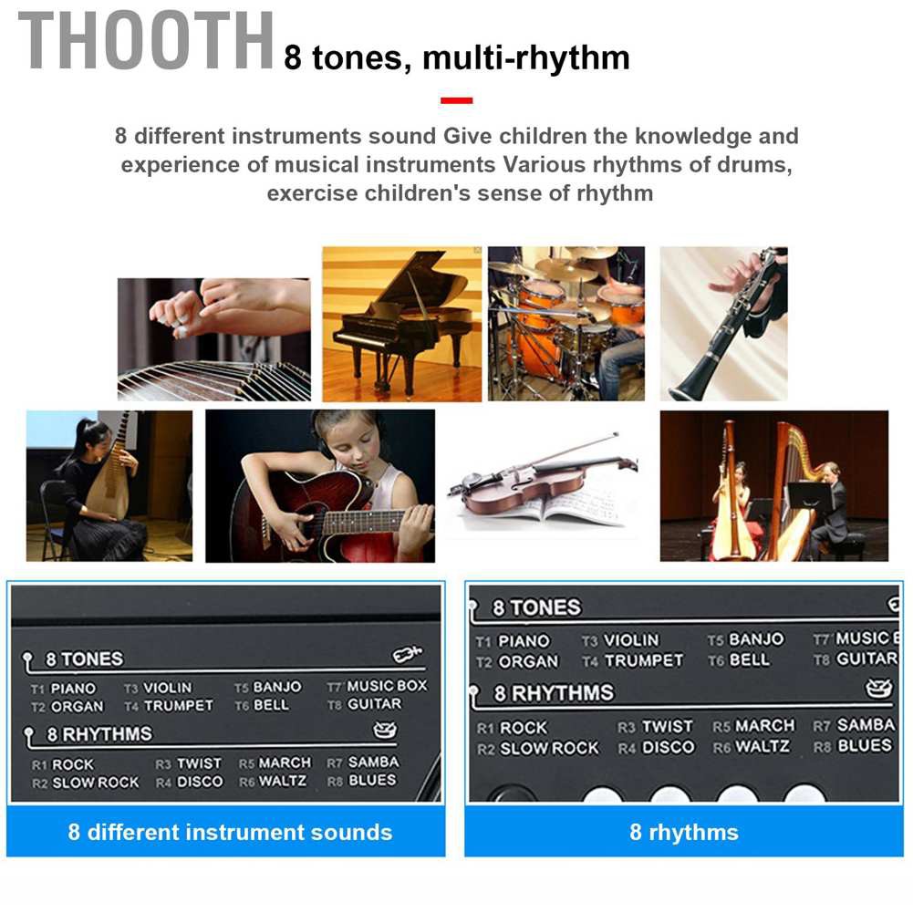 Đàn Piano Điện Tử 37 Phím Thoth Bf-430A2 Cho Trẻ Em