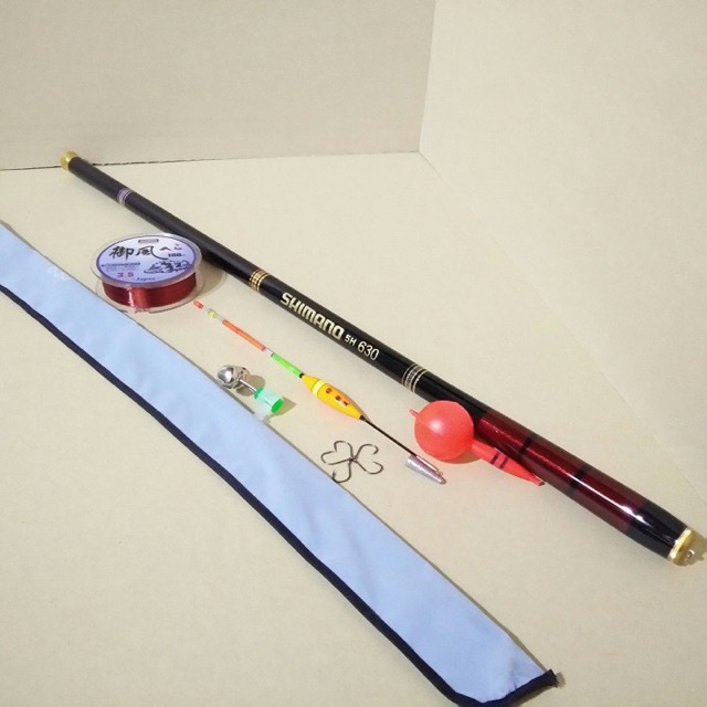 Cần Câu Tay Shimano 3m6 - 5m4  5h Kèm Full Phụ Kiện Như Hình