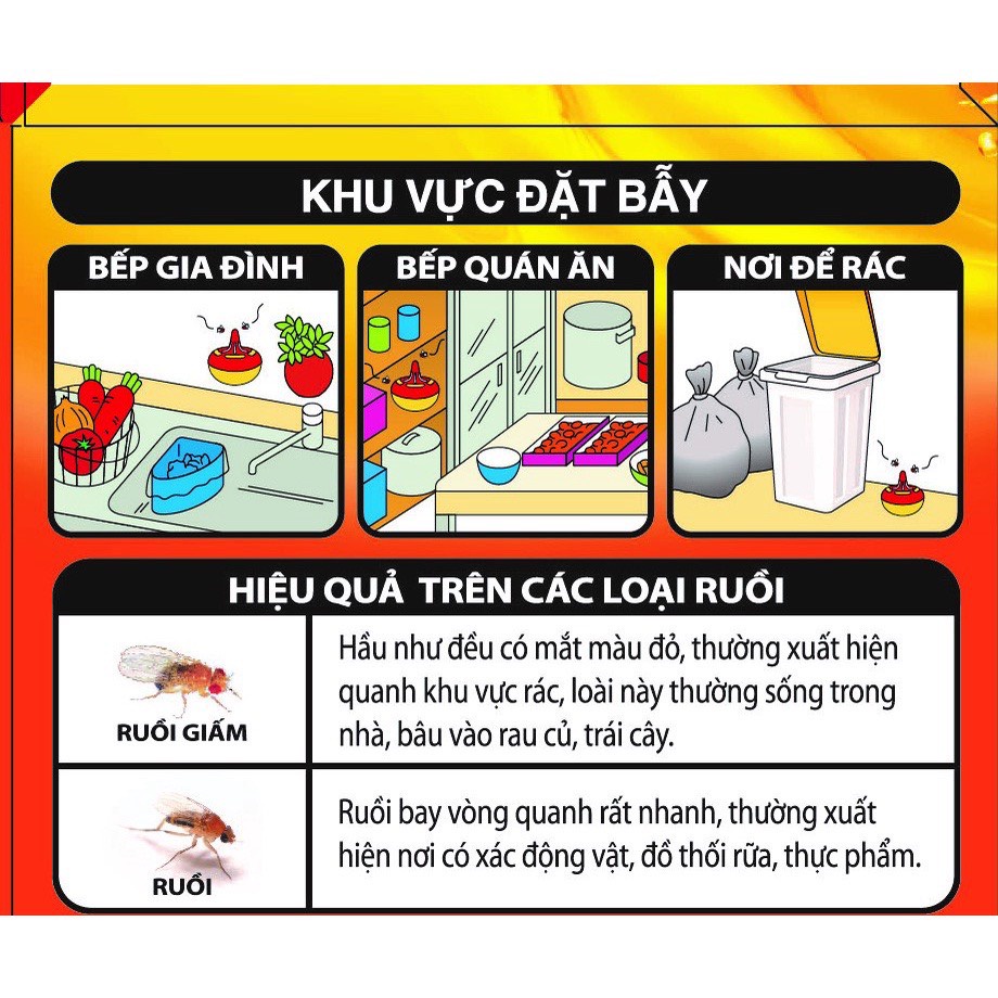 Bẫy Diệt Ruồi Giấm ARS FLY CATCHER 35g
