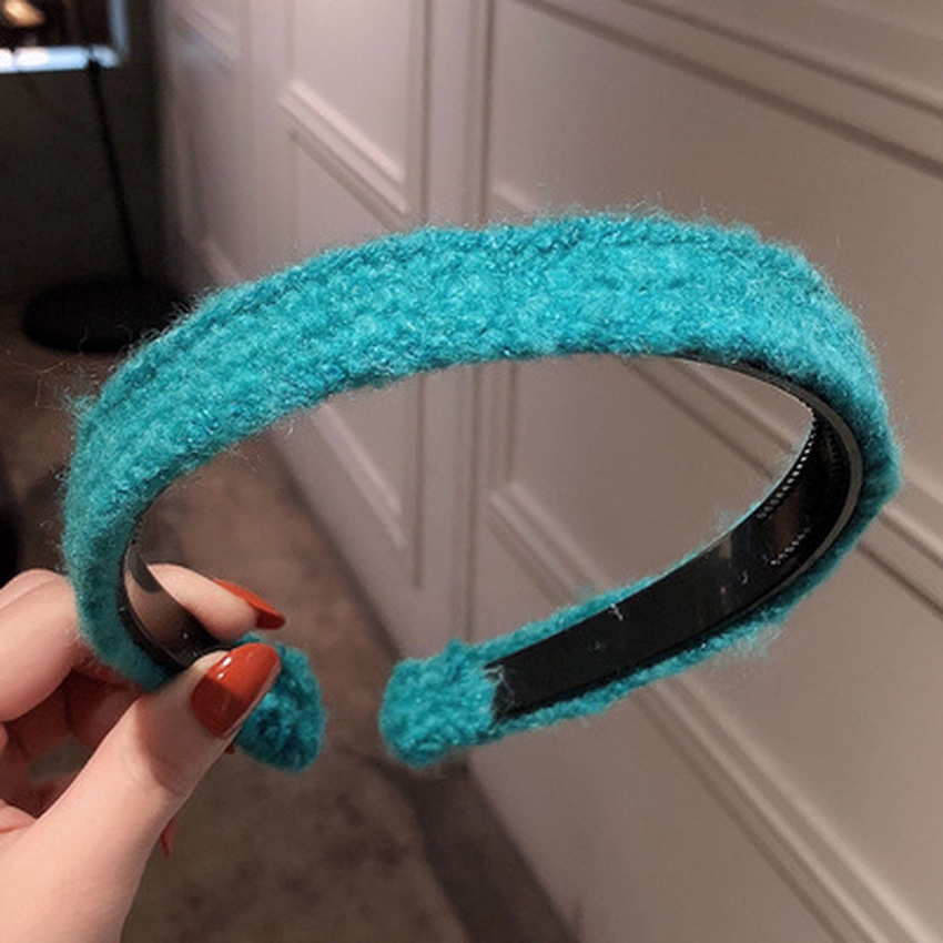 Băng Đô Len Màu Trơn Phong Cách Thời Trang Hàn Quốc