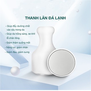 THANH LĂN LẠNH, THANH LĂN ĐÁ TUYẾT ICE COOLER Giúp đẩy dưỡng chất, Massage,Se lỗ chân lông, Giảm thâm, Nâng cơ.