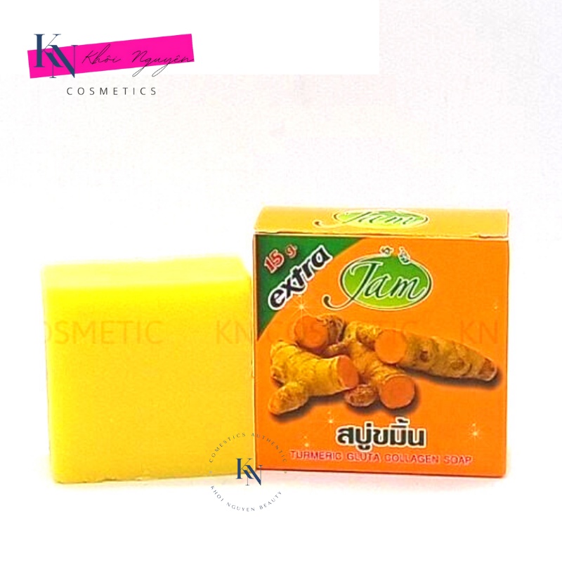 Xà Phòng Nghệ JAM Turmeric Gluta Collagen Soap Thái Lan 65gr