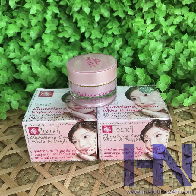 KEM DƯỠNG TRẮNG TRỊ ĐỐM NÂU, ĐỒI MỒI, TÀN NHANG GLUTATIONE CREAM - HIYADY