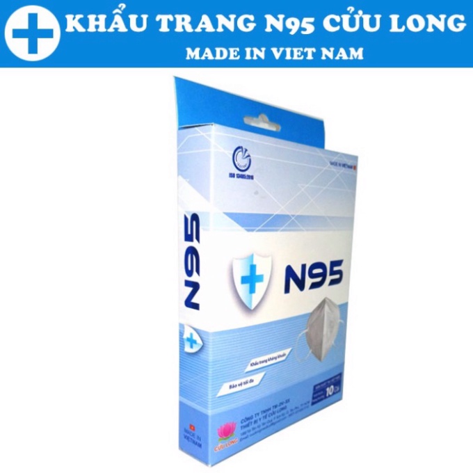 {HÀNG TỐT] 1 Hộp 10 Khẩu Trang  N95 Thiết Kế Kháng Khuẩn Cao Cấp Chính Hãng N95 Cửu Long N95 | BigBuy360 - bigbuy360.vn