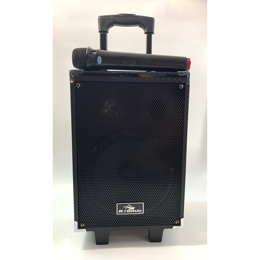 Loa kéo di động Q8 2 tấc 60w   1 mic