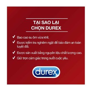 Bao cao su Durex Fetherlite 12 bao