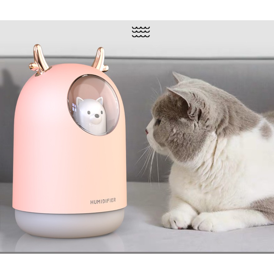 Máy phun sương mini Humidifier M106, dung tích 300ml, nhỏ gọn và đáng yêu