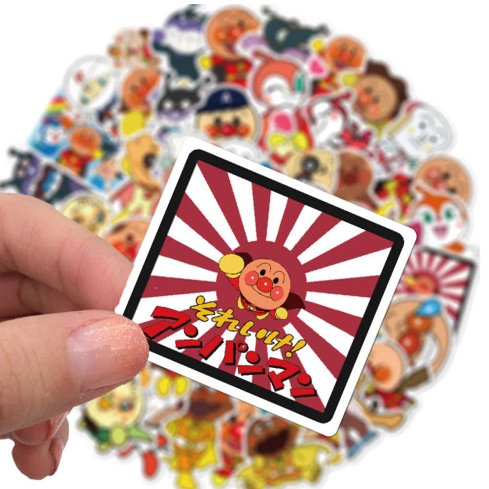 Sticker Anpanman Dễ Thương Dán Trang Trí Điện Thoại / Ván Trượt / Hành Lý