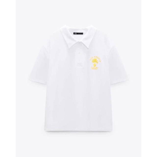 Áo thun nữ polo Zara size M