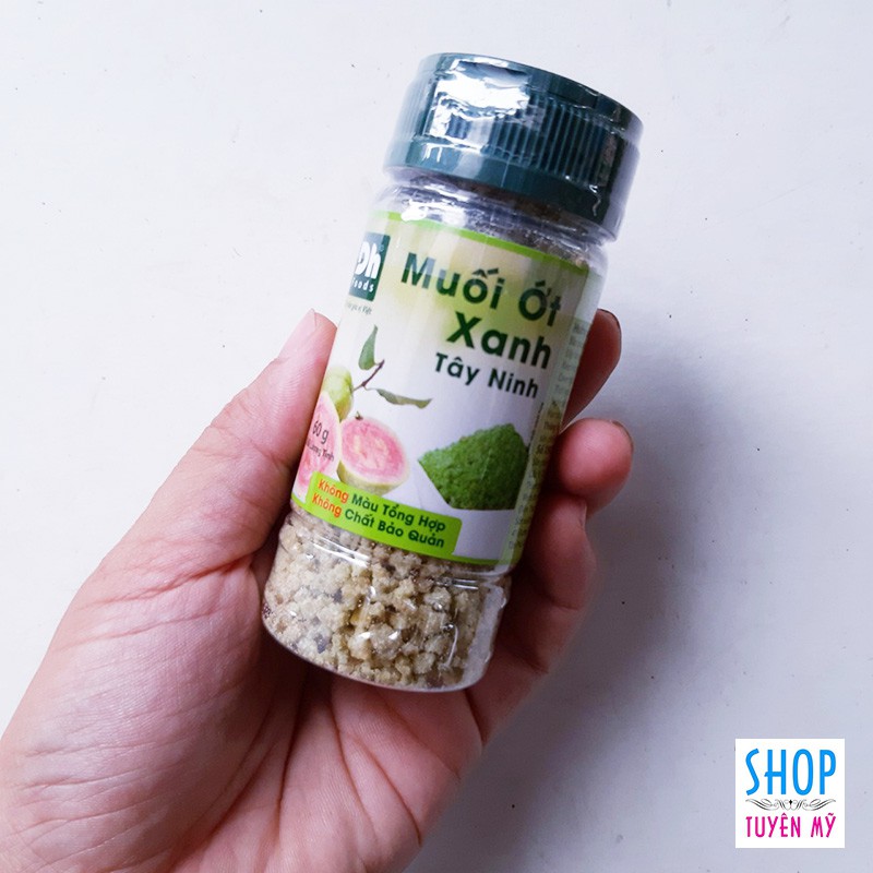 Muối ớt xanh Tây Ninh - chai 60g