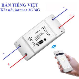 Combo 2 công tắc wifi Smart life - Bản Tiếng Việt, công tắc diều khiển từ xa, công tăc hen gio