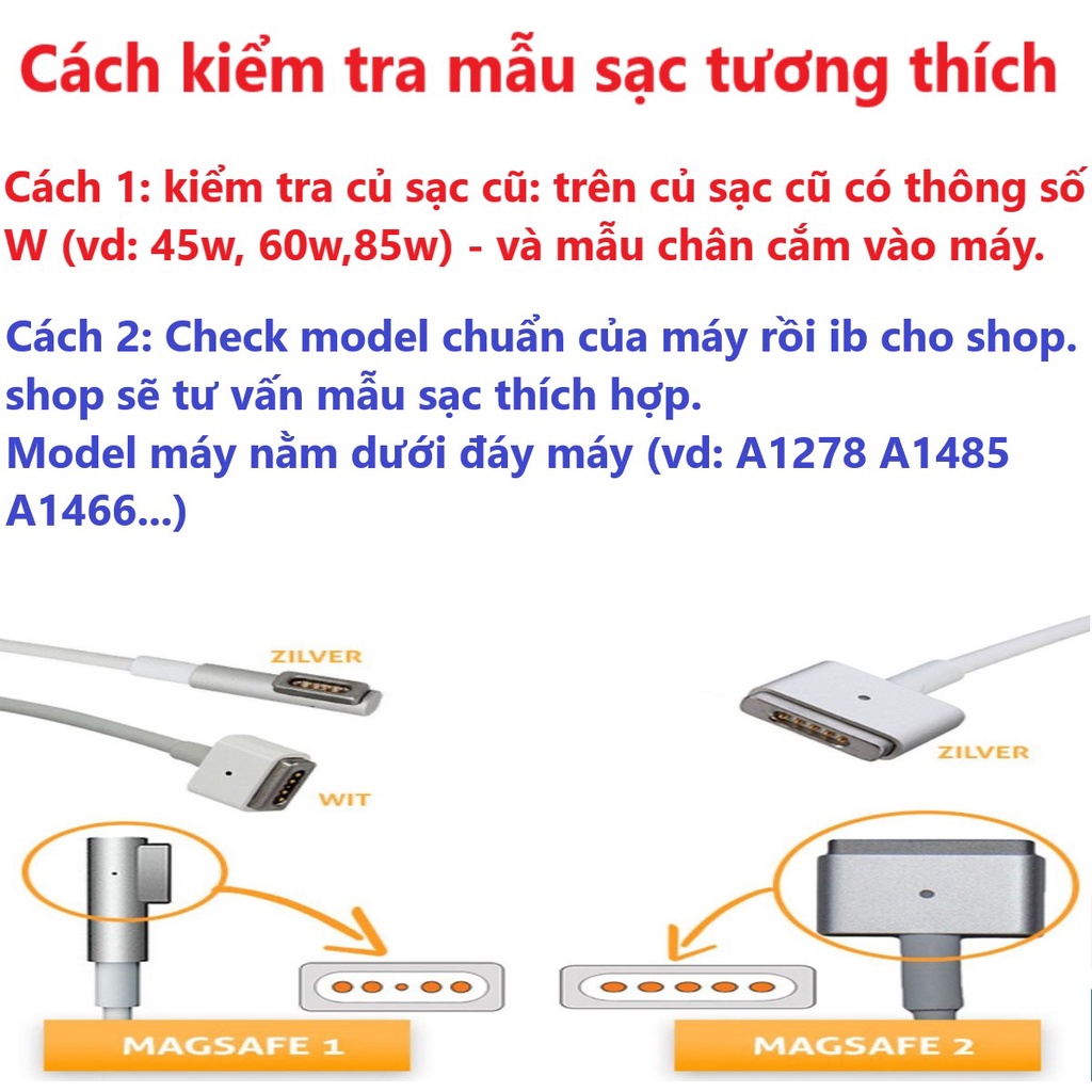 [Mã ELHAMS5 giảm 6% đơn 300K] Sạc laptop 45W 60W 85W 14.85V - 3.05A ; 16.5V - 3.65A ; 20V - 4.25A Chân L và Chân T các