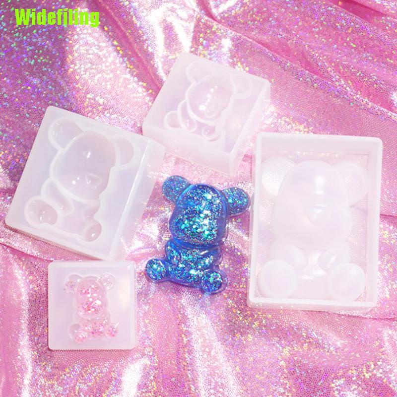 Khuôn Làm Bánh Chất Liệu Silicone Tự Làm Hình Gấu Dễ Thương