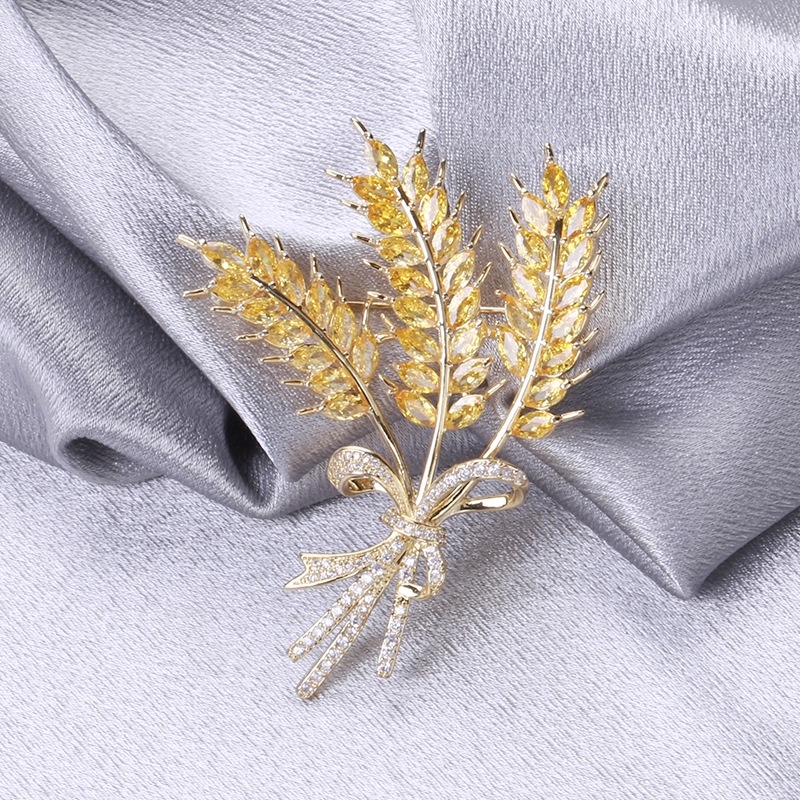 Ghim Cài Cổ Áo Hình Khối Lập Phương Đính Đá Zircon Lấp Lánh Sang Trọng Cho Nữ