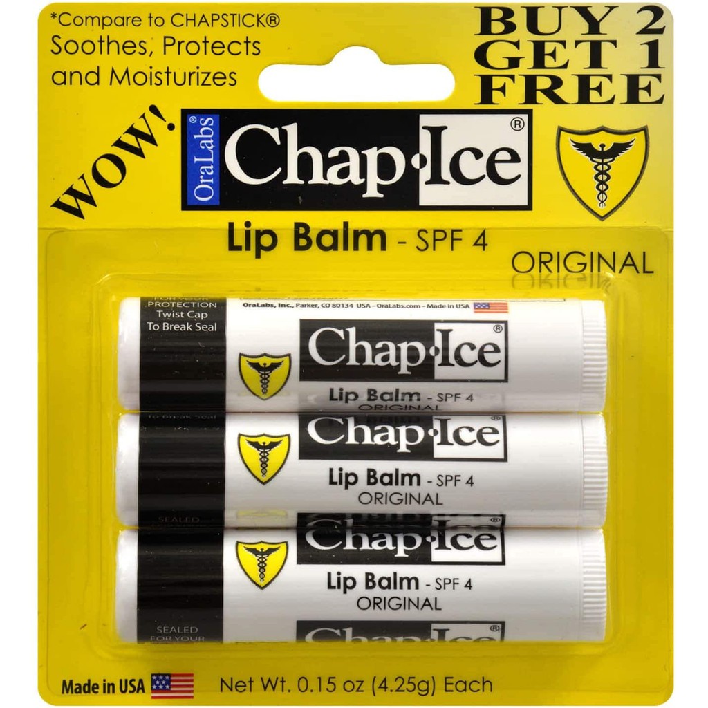 Son Dưỡng Môi Chap Ice Lip Balm