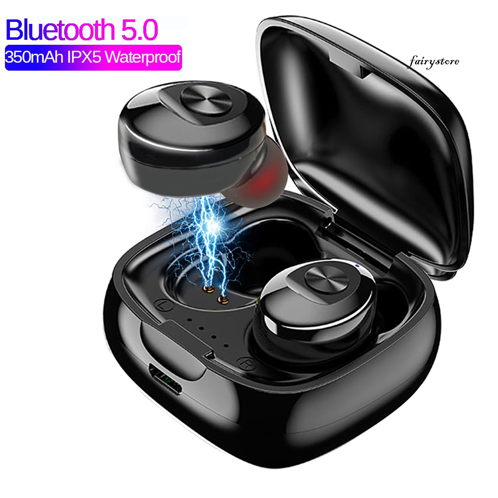 Tai Nghe Bluetooth 5.0 Hifi Fs + Xg12 Tws Kèm Mic Thoại