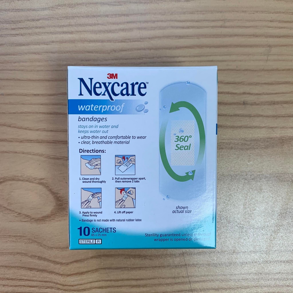 Băng keo y tế cá nhân chống thấm nước 3M-Nexcare