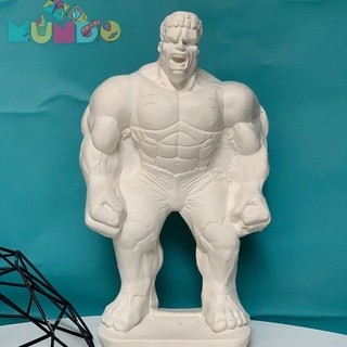 Tượng tô màu cao cấp chọn mẫu SIZE XXL, mô hình HULK, tượng thạch cao MUNDO