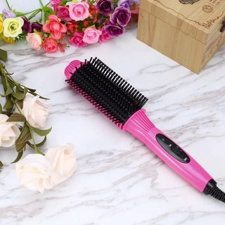 [Freeship] Máy uốn, dập xù, làm tóc tạo kiểu Nova 3 in 1. Lược điện làm tóc tại nhà đa năng. Bảo hành 6 tháng