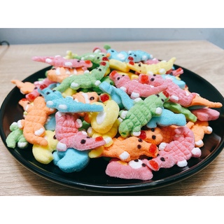 KẸO DẺO CÁ SẤU THƠM NGON NGỌT VỪA ĂN VẶT TÍ  ĐỒ ĂN VẶT SÀI GÒN VỪA NGON VỪA RẺ