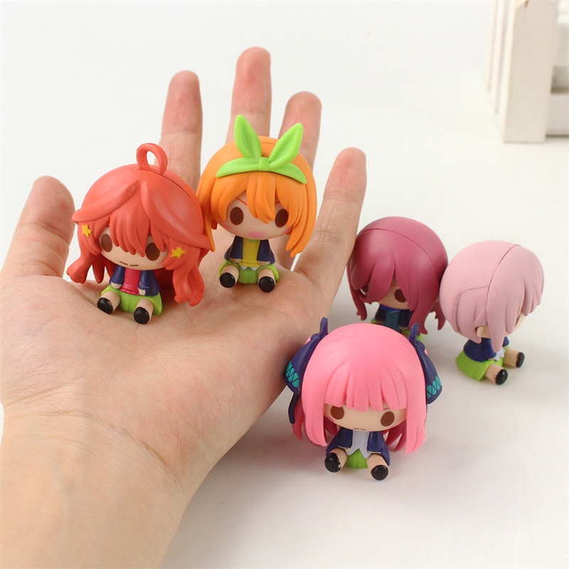 Set 5 mô hình nhân vật Nakano Miku trang trí