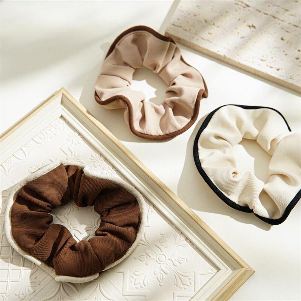 Dây Cột Tóc Đuôi Ngựa Co Giãn In Họa Tiết Hoa VANES1 Thời Trang Xinh Xắn Cho Nữ