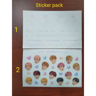 BTS Standing Photo - Sticker Pack Album LYS