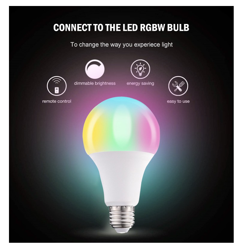 Bóng đèn led nhiều màu sắc E27 dòng điện 85-265V trang trí tiện dụng