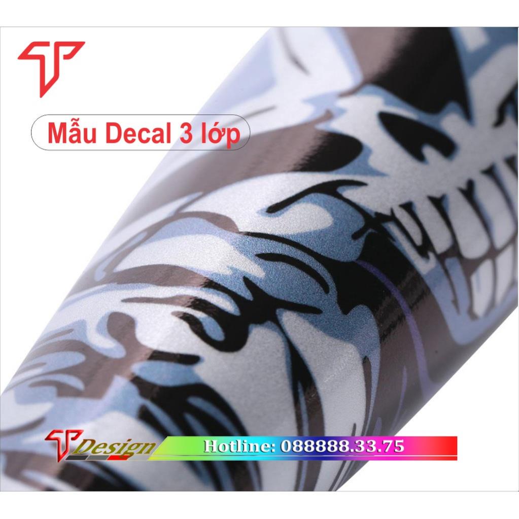 Tem dán xe oto, decal dán xe Vinfast Fadil, tem xe thiết kế WRAP53, decal dán xe ô tô