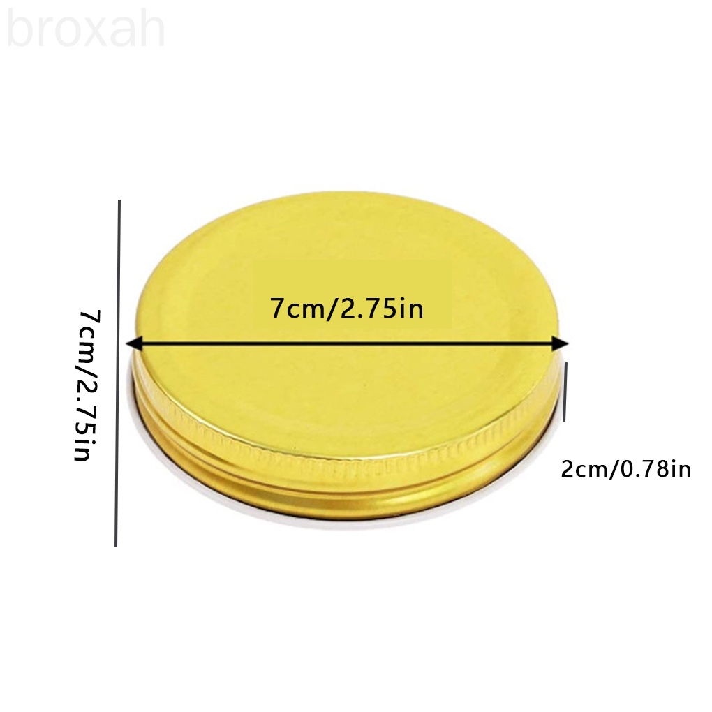 Set 12 Nắp Đậy Bình Nước 70mm Bằng Kim Loại Chống Rò Rỉ Tiện Dụng