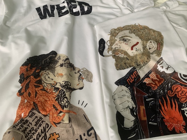(Ảnh + Clip Thật) Áo Thun Tay Lỡ Unisex Phong Cách Bụi BAD BOY WEED Cao Cấp | Áo Tay Lỡ Nam Nữ Đẹp UN03