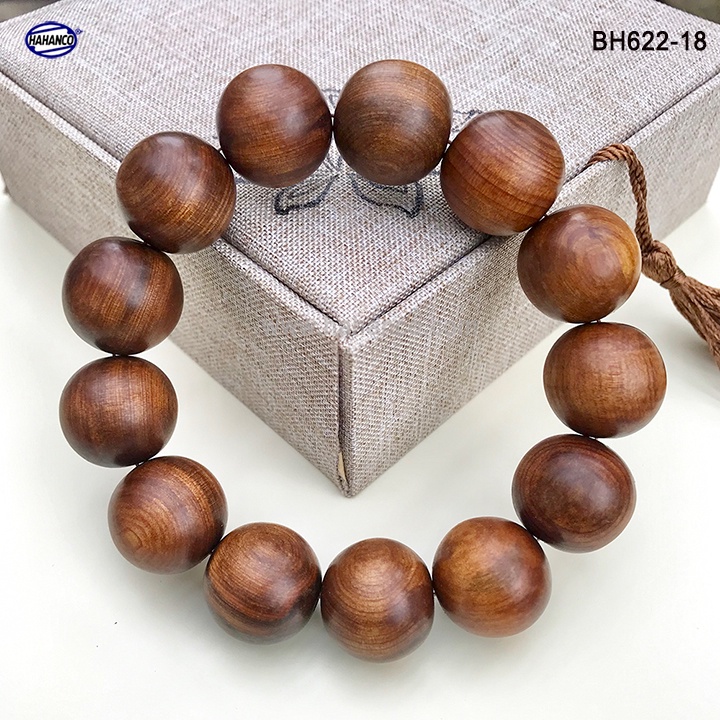 Vòng tay gỗ Tô Hợp Bách (Đủ Size) mùi thơm ngọt/vân gỗ đẹp - tài lộc bình an - BH622