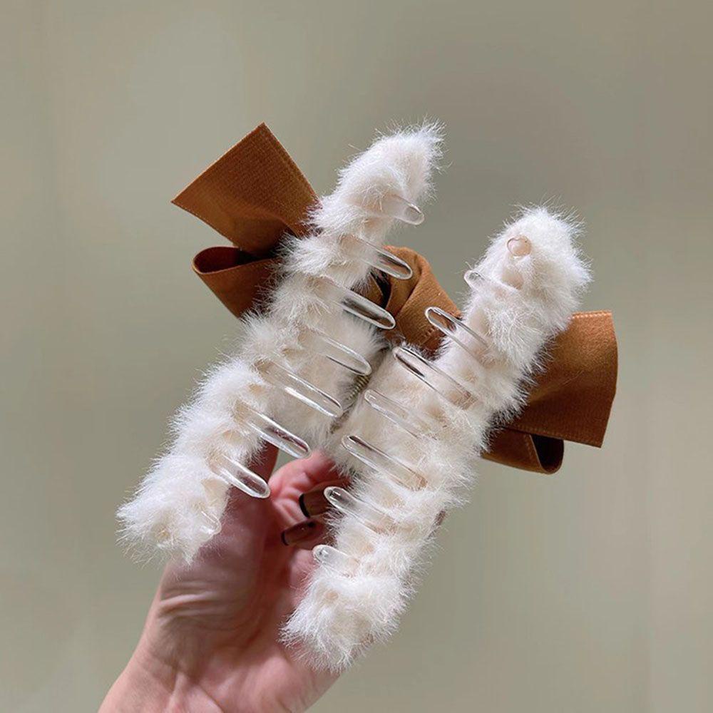 Kẹp Tóc Phối Lông Thời Trang Xinh Xắn Cho Nữ