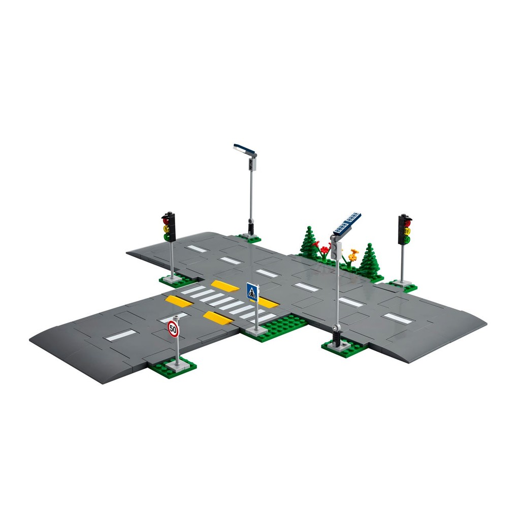 Lego HaHa - Lego City - Base - Tấm Nền - Con Đường Thành Phố - 60304