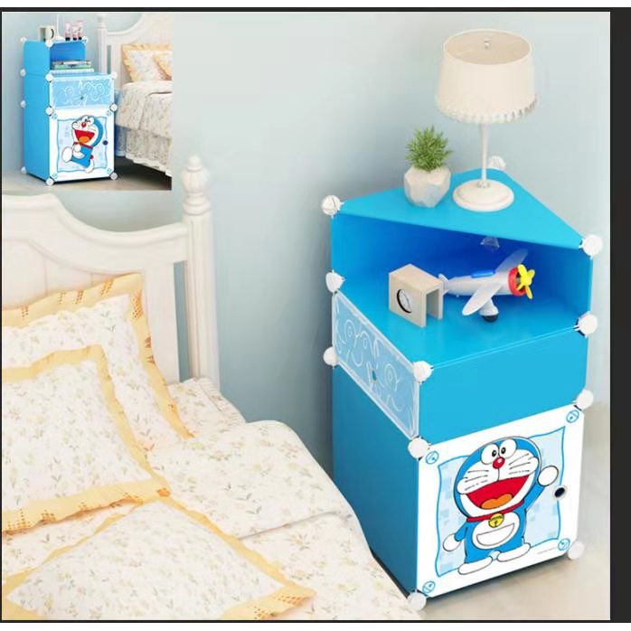 Tủ nhựa lắp ghép 3 tầng để đầu giường tủ đầu giường tủ nhựa ghép thông minh | BigBuy360 - bigbuy360.vn