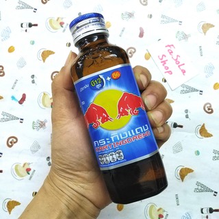 Nước uống tăng lực bò húc red bull thái lan kratingdaeng 150ml bò cụng chai thủy tinh