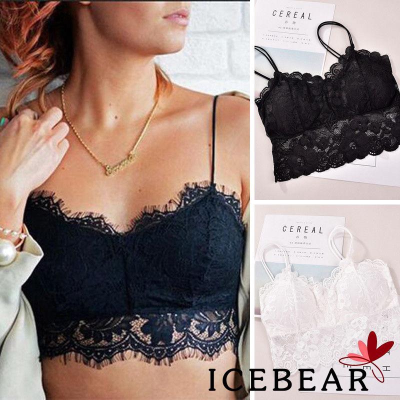 Áo lót 2 dây thiết kế phối ren quyến rũ dành cho nữ