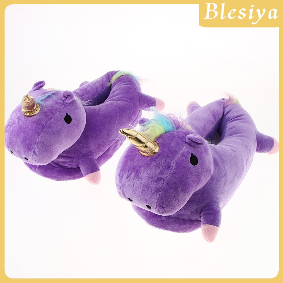 (Hàng Mới Về) Dép Bông Đi Trong Nhà Hình Kì Lân Đáng Yêu