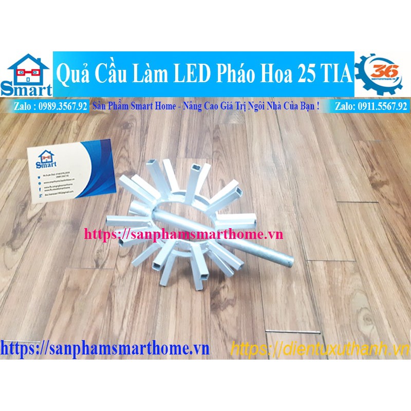 Quả cầu led pháo hoa