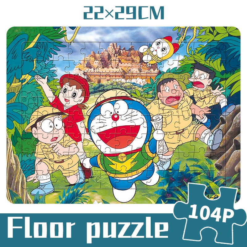 Bộ đồ chơi xếp hình gồm 104 mảnh hình chú heo xinh xắn