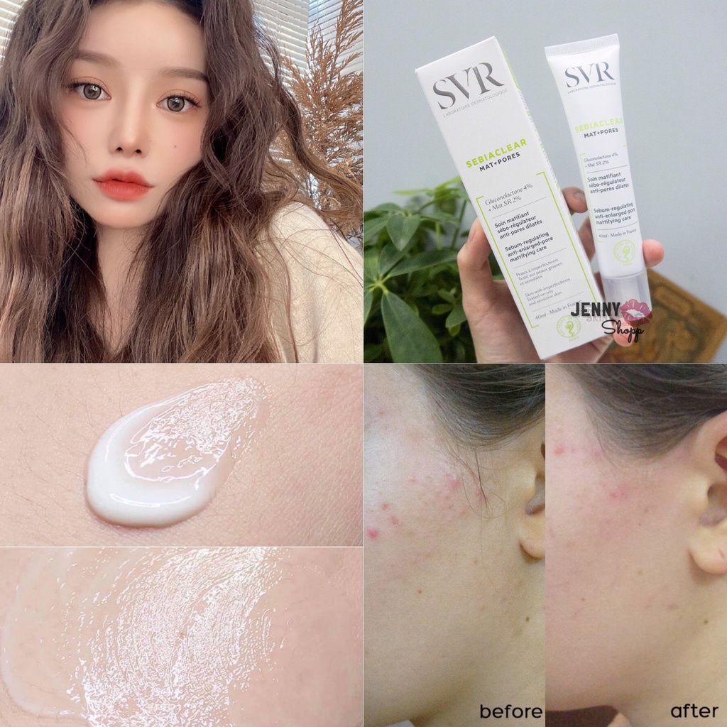 Kem Dưỡng SVR Sebiaclear Mat + Pores 40ml