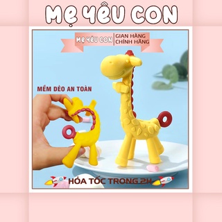 Gặm nướu hươu, gặm nướu chuối silicon an toàn cho bé