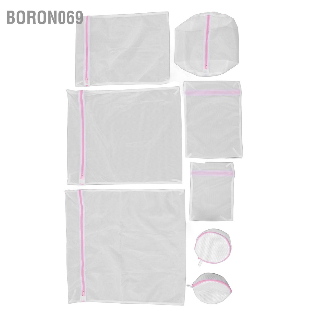 8 cái Túi Giặt Lưới Đa Chức Năng Có Thể Tái Sử Dụng Bền Cho Du Lịch Nhà Boron069