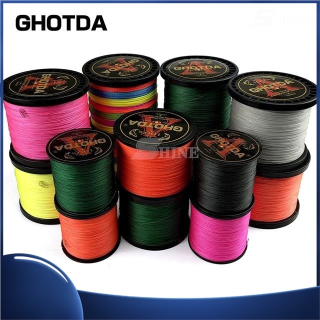 Cuộn Dây Câu Cá Bện Sợi PE 100% 10LB-120LB-120LB 300M