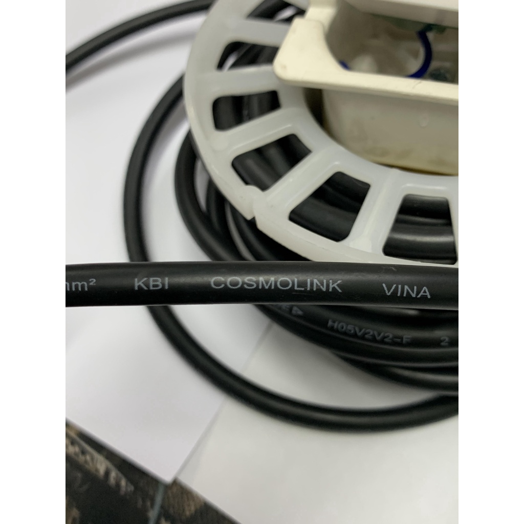 Dây nguồn nối dài 6m, chân cắm 2 chấu, hàng zin theo máy hút bụi có dây thiều quấn lại