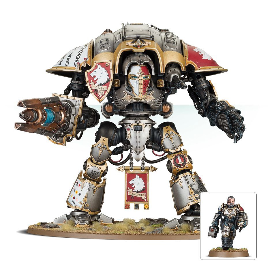 Mô hình nhân vật Warhammer 40k KNIGHT PRECEPTOR CANIS REX