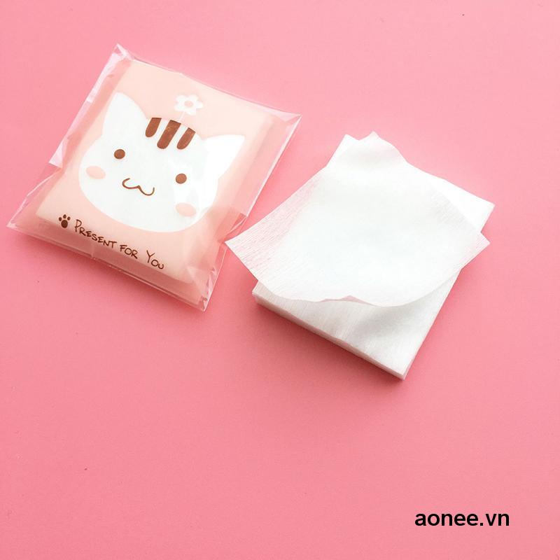 ✨✨Bông Tẩy Trang Mini Bỏ Túi Du Lịch - Bông tẩy Trang Gói 25 Miếng Xinh Xắn